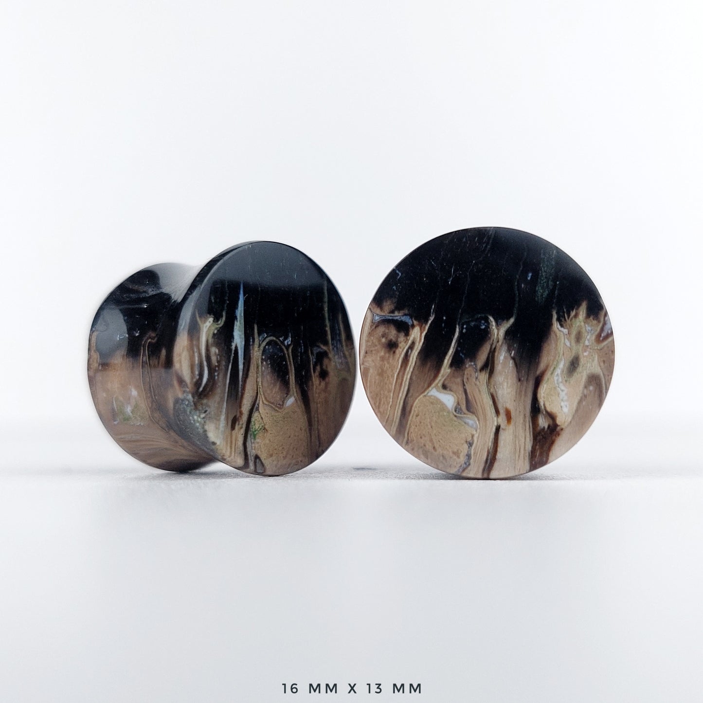Petrified Palm Root 16mm (5/8") plugs