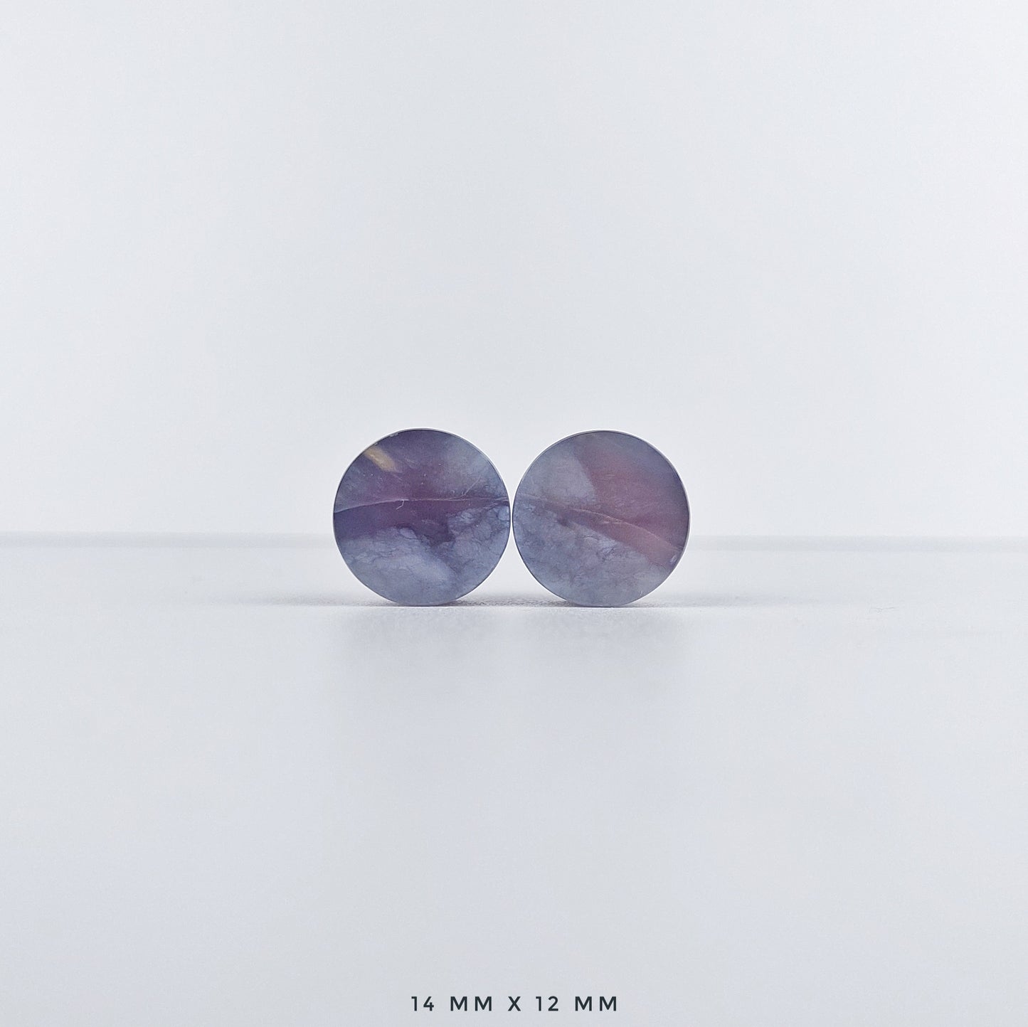 Purple Chalcedony 14mm (9/16") plugs