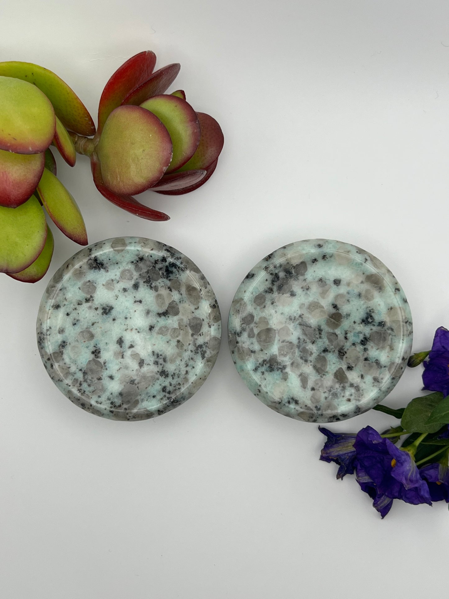 2 inch double flare stone plugs