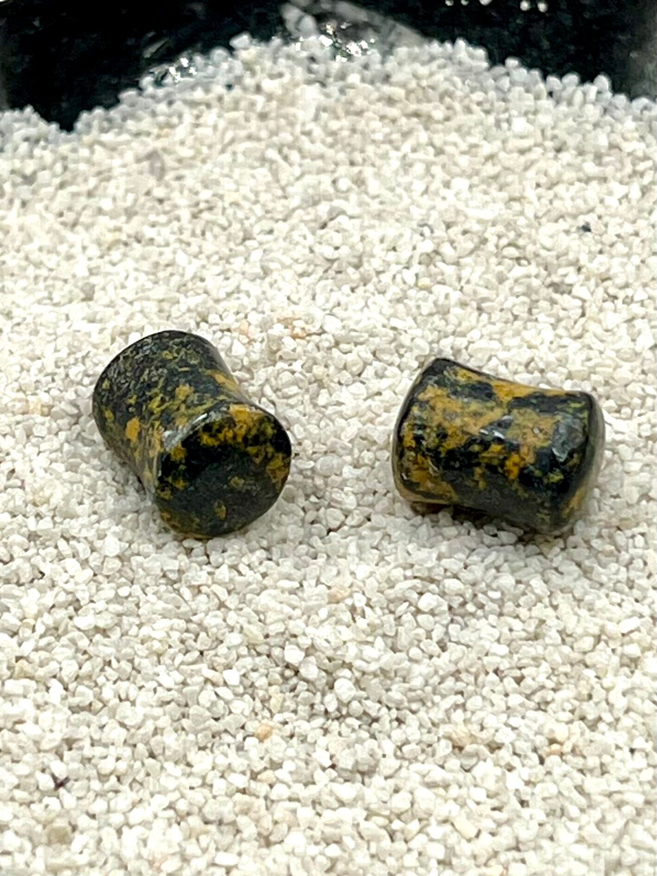 0g Double Flare Stone Plugs