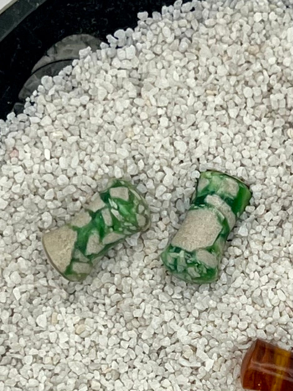 4g Double flare stone plugs