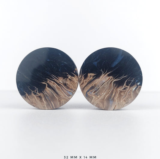 Petrified Palm Root 32mm (1 1/4") plugs