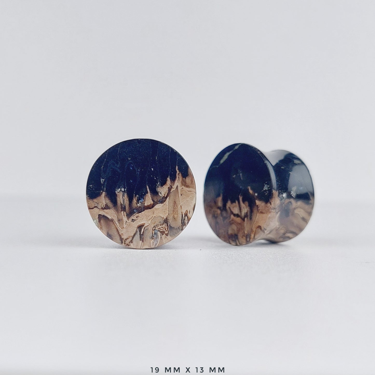 Petrified Palm Root 19mm (3/4") plugs