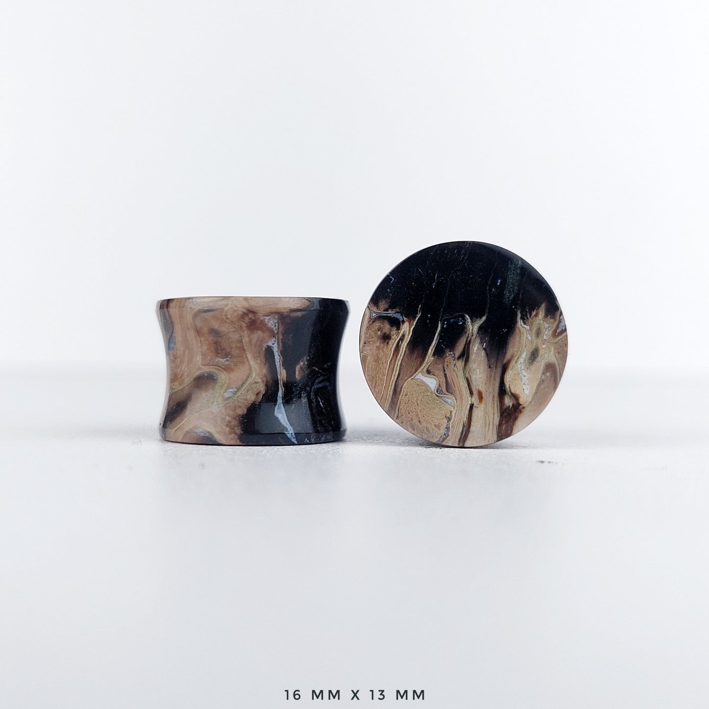 Petrified Palm Root 16mm (5/8") plugs
