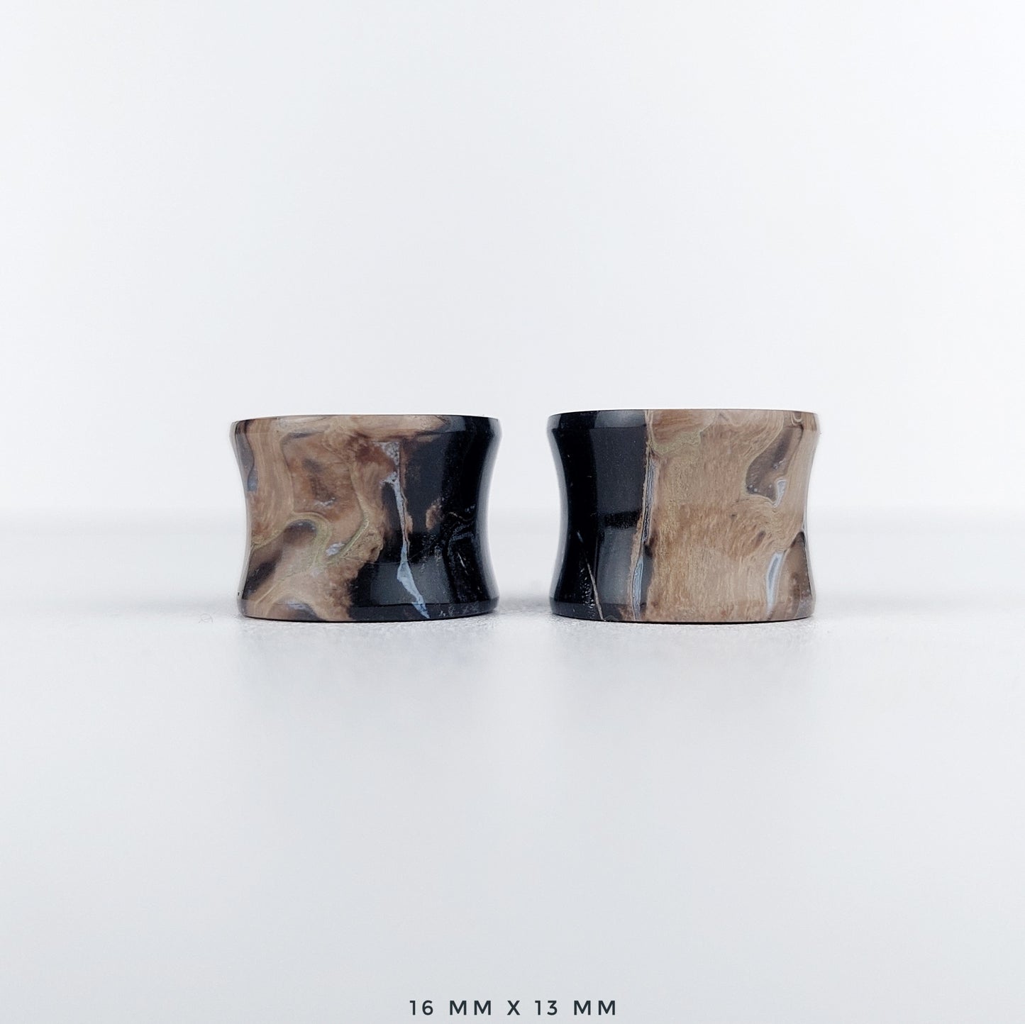 Petrified Palm Root 16mm (5/8") plugs