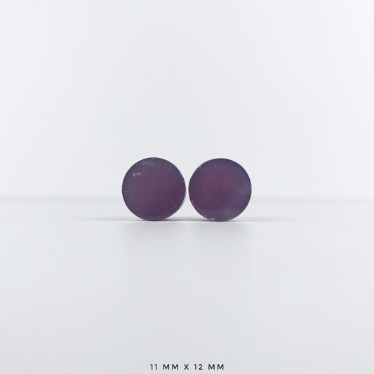 Purple Chalcedony 11mm (7/16") plugs