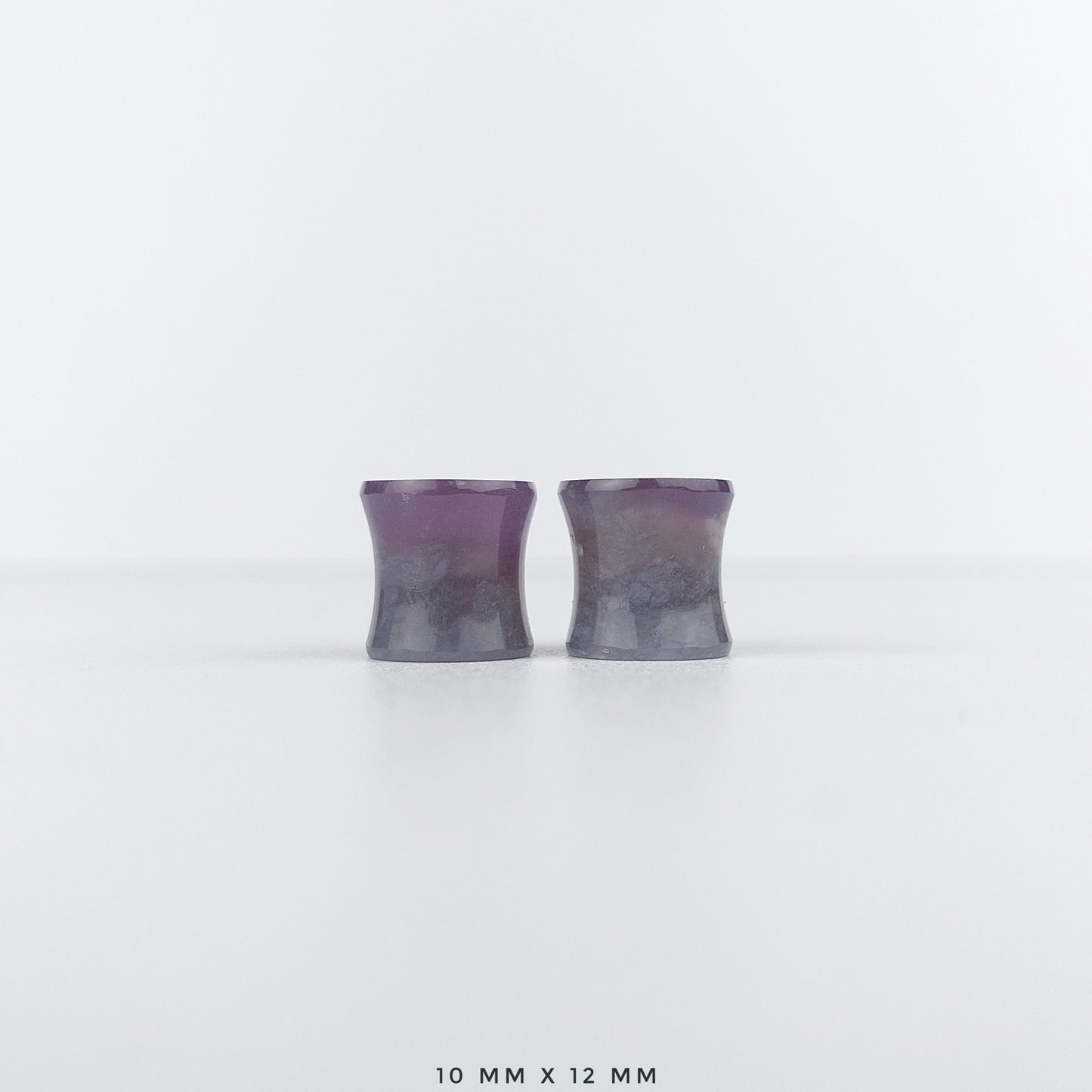 Purple Chalcedony 10mm (00g) plugs