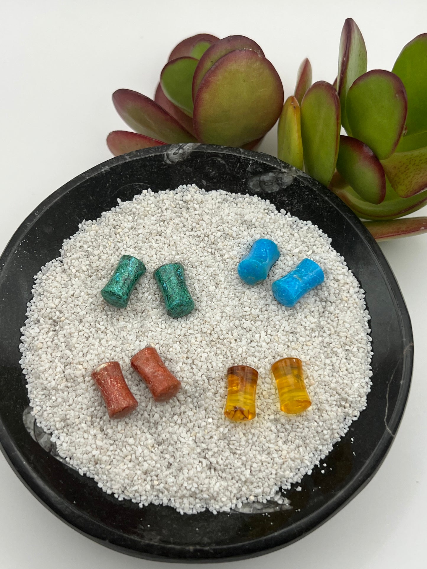 2g Stone Double flare plugs