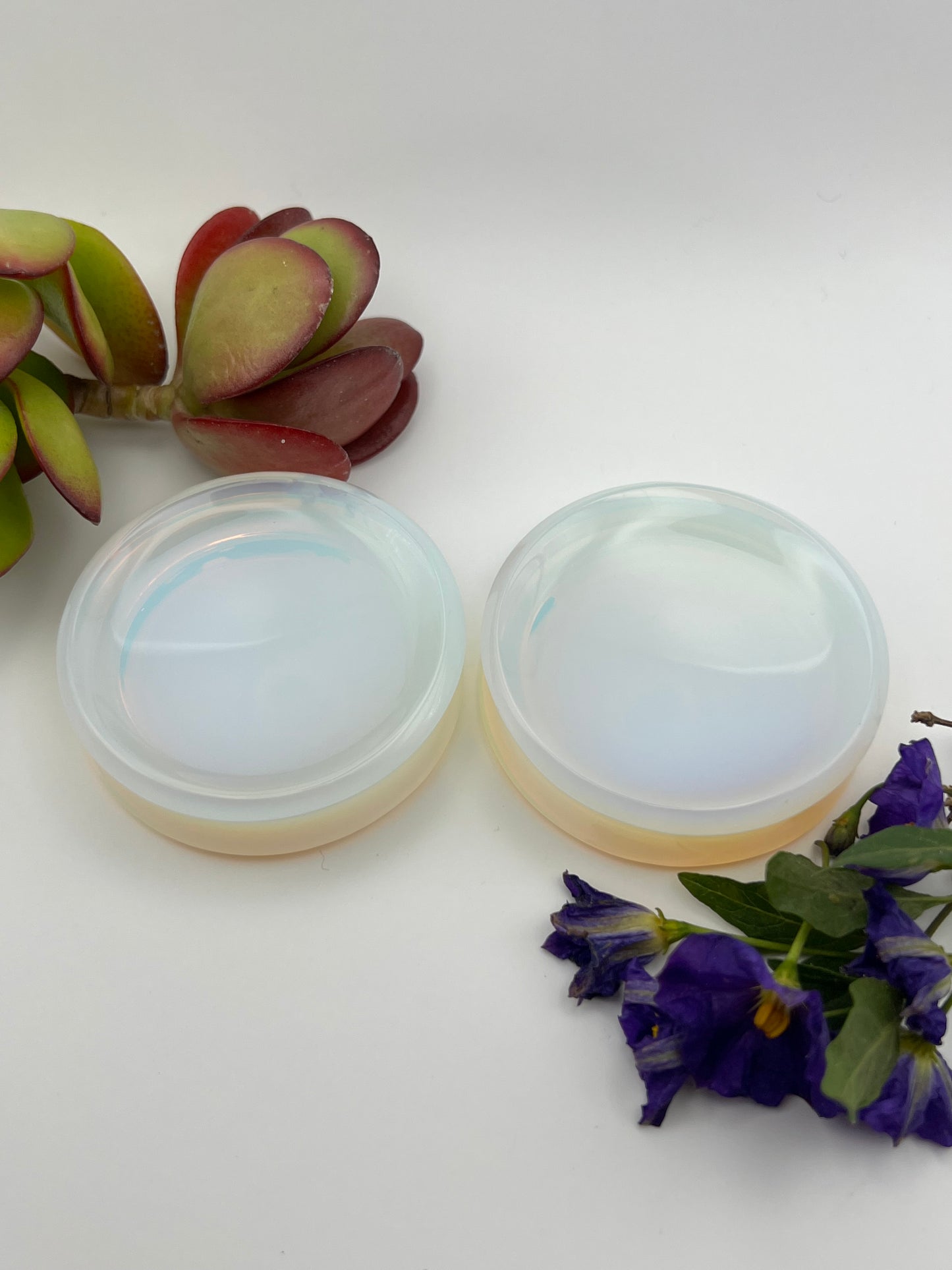 2 inch double flare stone plugs