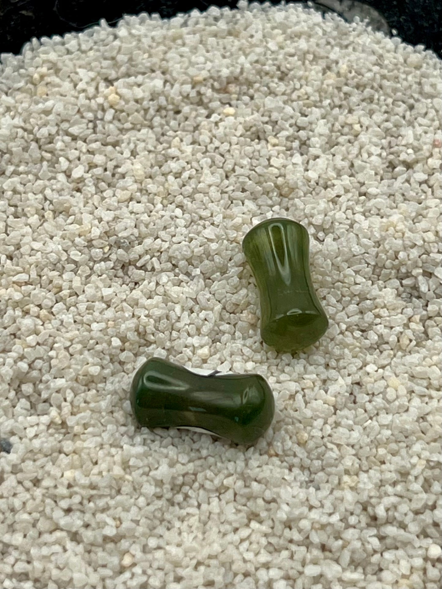 4g Double flare stone plugs