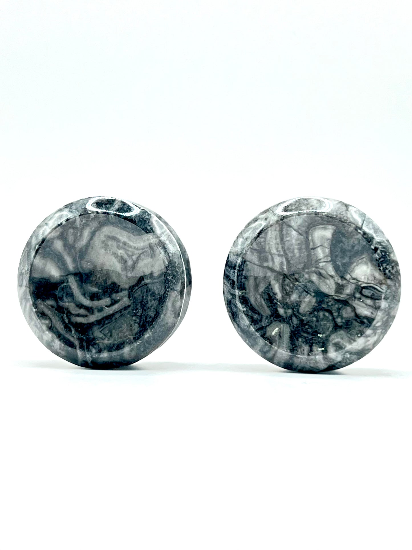 1 1/8” Double Flare Stone Plugs