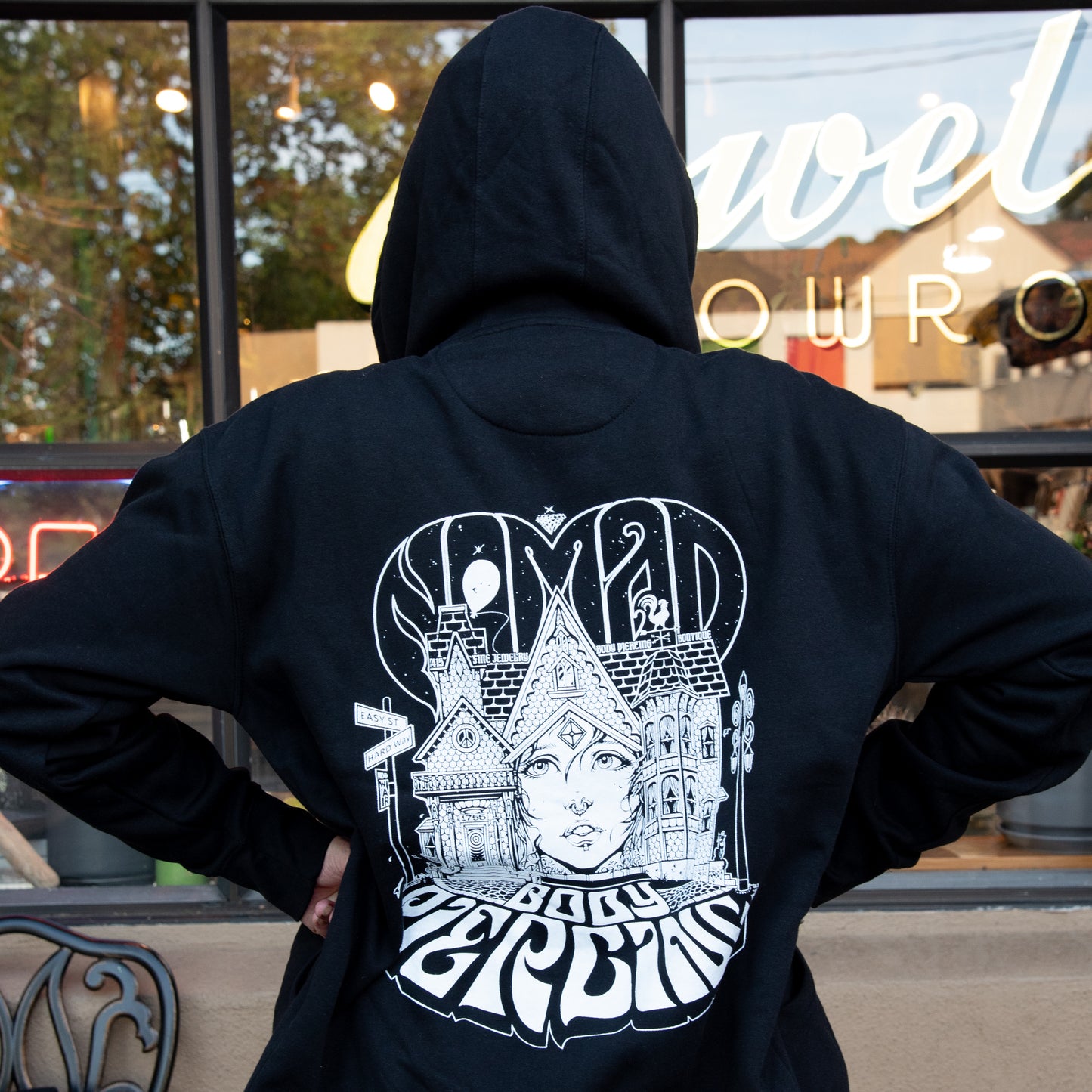 Nomad Victorian House Zip Up Hoodie